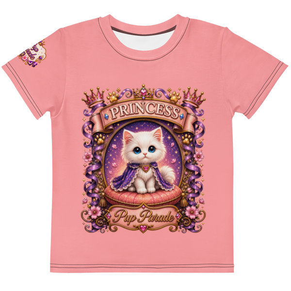 T-shirt col rond enfant Princess Kitten